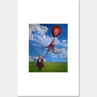 Squid Floats Posters and Art